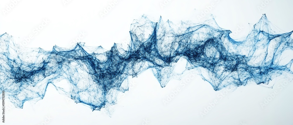 Blue world map with lines and nodes interconnected, 3D rendering on a white background, representing the concept of global communication and networking Blue world map with lines and nodes interconnected, 3D rendering on a white background, representing the concept of global communication and networking