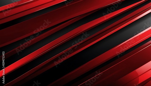 Abstract red glaccy style black cyber geometric slash dynamic design modern luxury background 