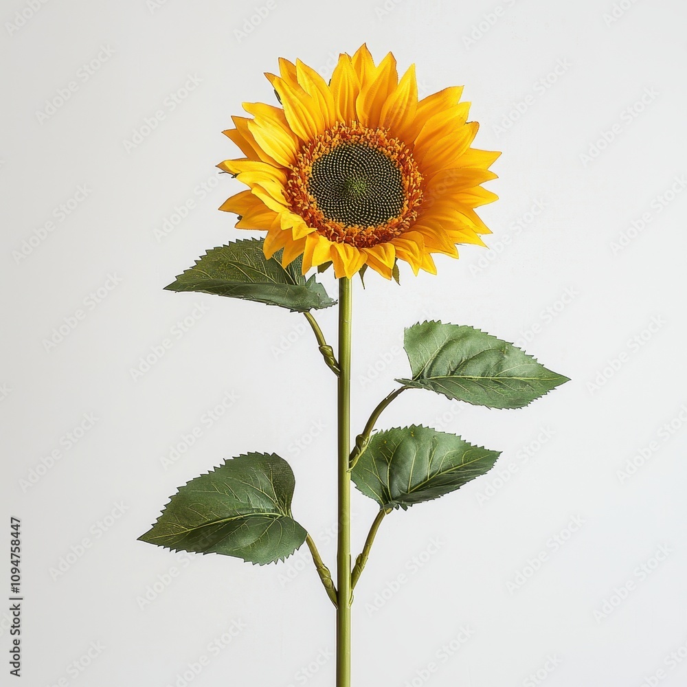 Obraz premium Sunflower blooming in nature vibrant plant close-up bright day aesthetic beauty for wellness