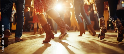 Line Dancing Feet: A Celebration of Country Music and Community