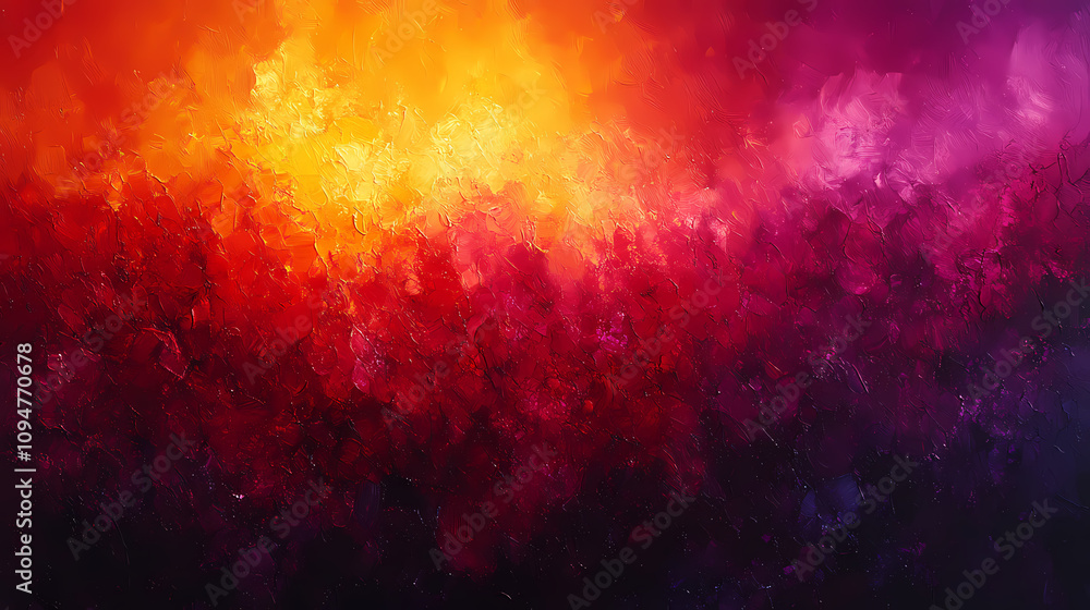 Fototapeta premium There are pointillisms, reds, purples, pulses, noises, and background colors