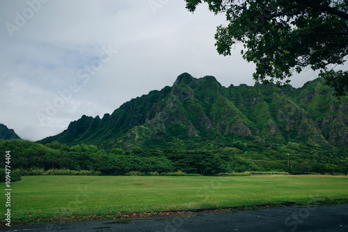 Koolau Mountain Range, Oahu, Hawaii photo