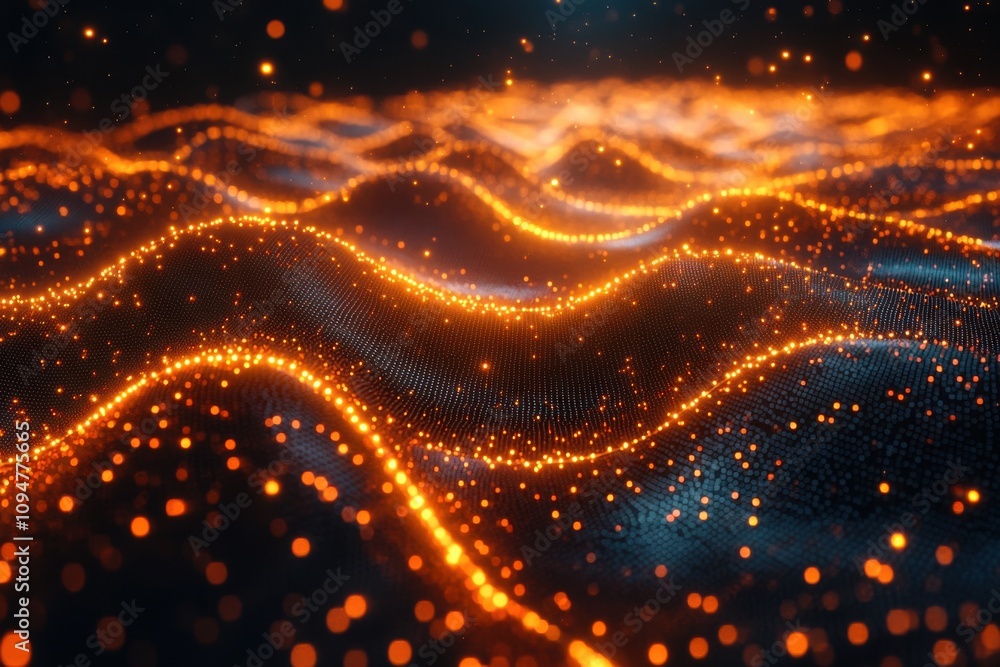 Abstract golden waves on a dark background. Elegant and luxurious design concept. Perfect for modern banners and artistic projects. Abstract golden waves on a dark background. Elegant and luxurious design concept. Perfect for modern banners and artistic projects.