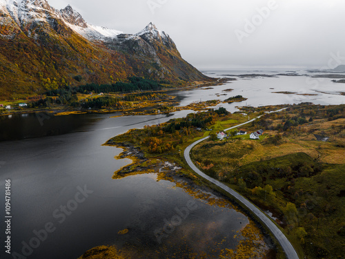 Experience a Truly Breathtaking Aerial View of Norways Absolutely Stunning Autumn Landscape