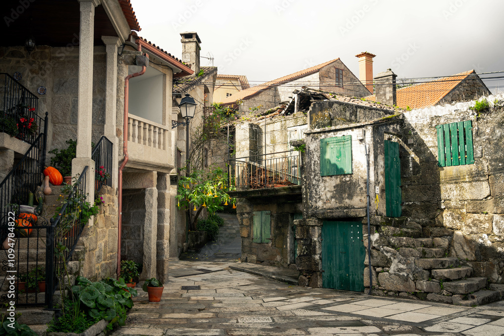 Fototapeta premium Casas «mariñeiras» (Combarro,Galicia)