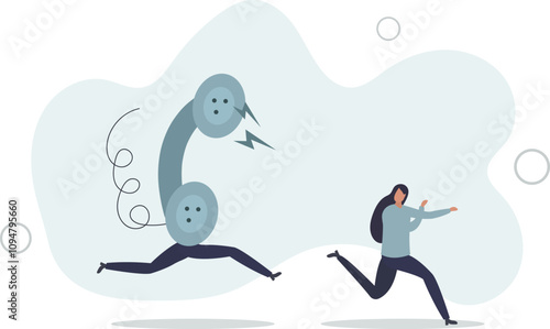 Customer complaint, dissatisfaction from product or service problem, angry feedback from client concept.flat characters.