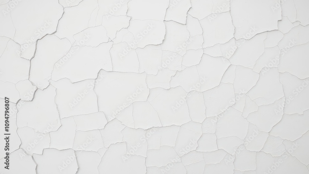 Abstract white canvas with rough, textured surface resembling cracked paint, textured Abstract white canvas with rough, textured surface resembling cracked paint, textured