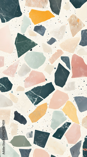 Terrazzo Texture: A Colorful and Elegant Design