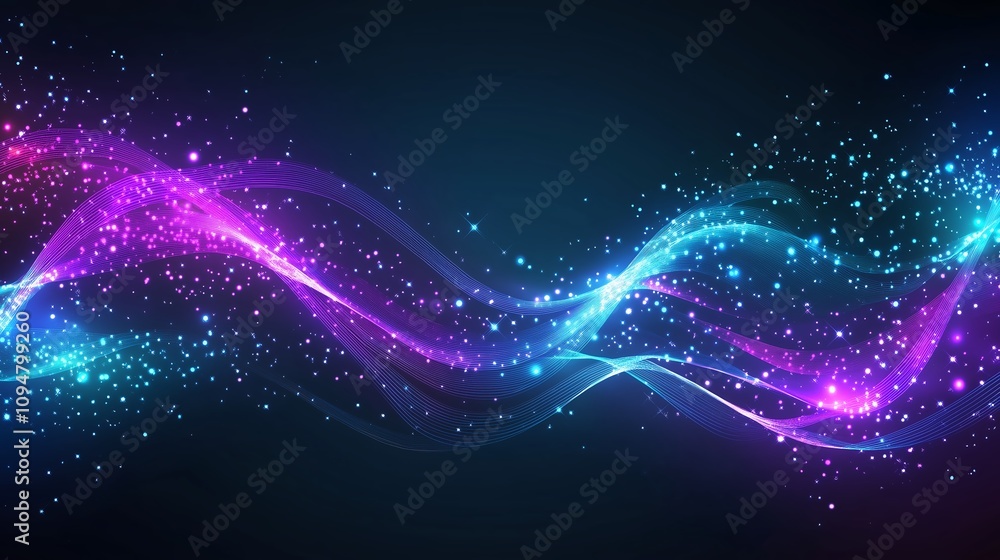 Obraz premium 光と幾何学模様