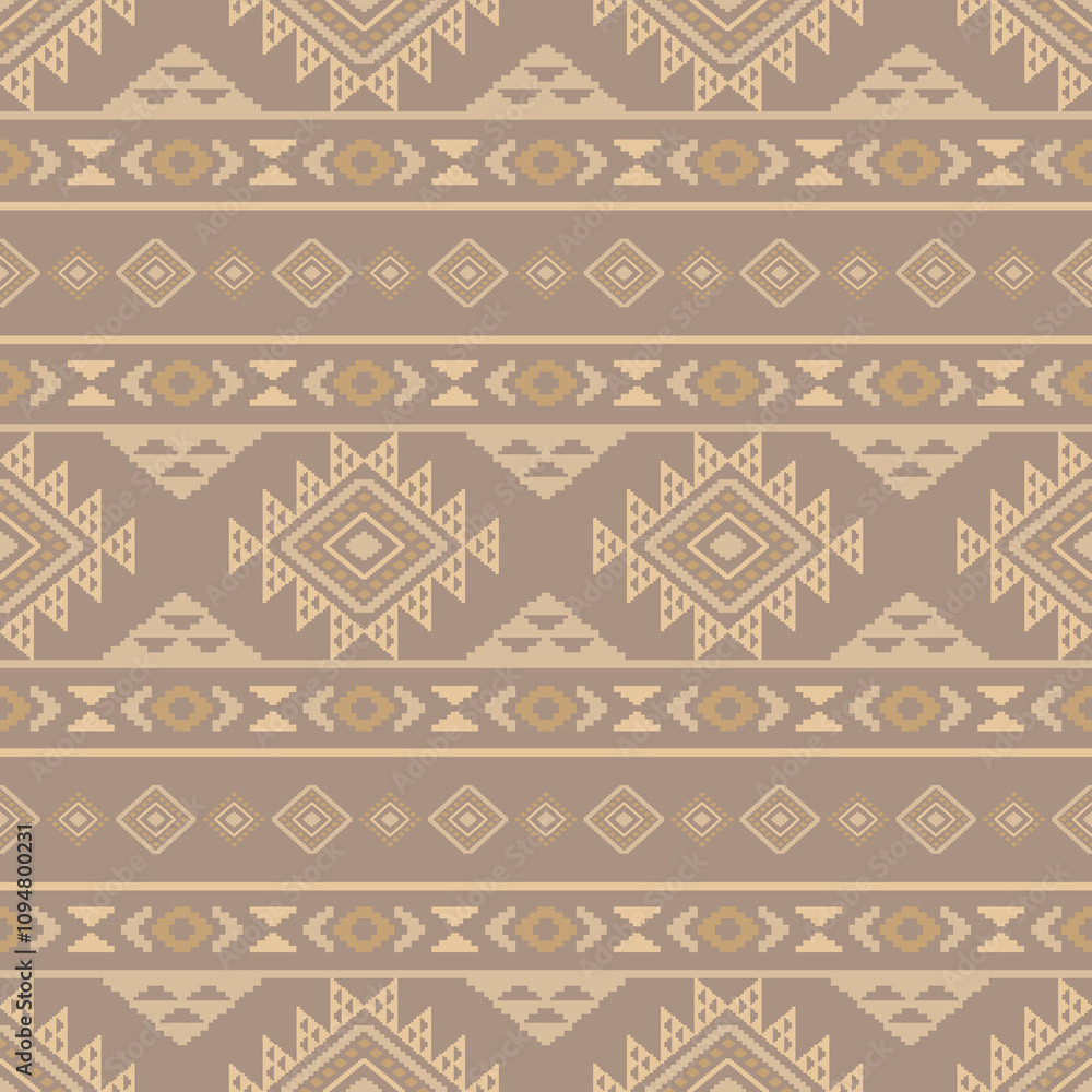 Southwest Aztec geometric Native American Mexican Navajo tribal ethnic seamless pattern fabric colorful design vector for textile printing Southwest Aztec geometric Native American Mexican Navajo tribal ethnic seamless pattern fabric colorful design vector for textile printing