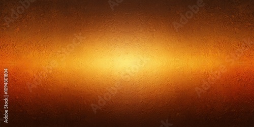 Vibrant Orange to Dark Brown Gradient Banner Background with Glowing Grainy Texture for Abstract Header Cover Design