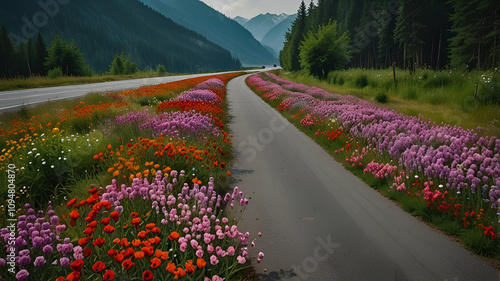 lavender field in region