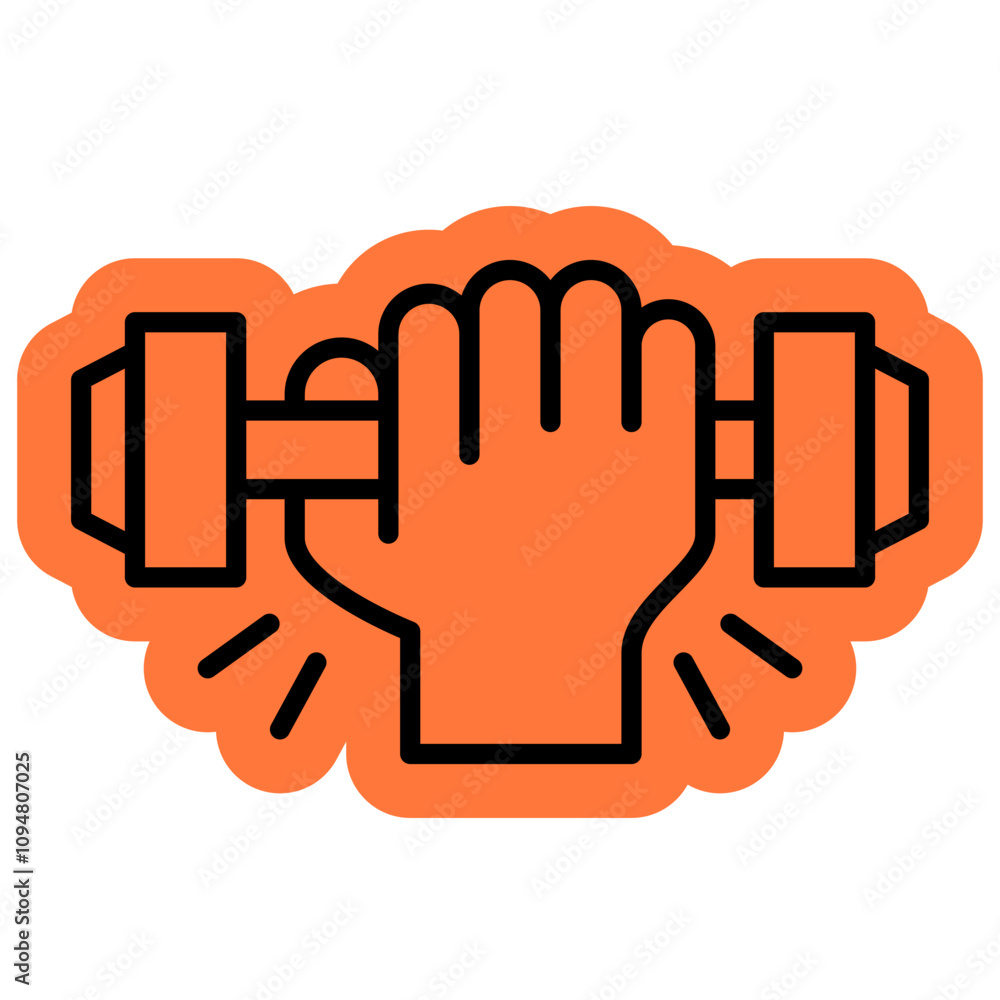 Fototapeta premium Strength and Power Icon