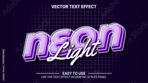 Wallpaper Mural 3d neon light editable text effect Torontodigital.ca