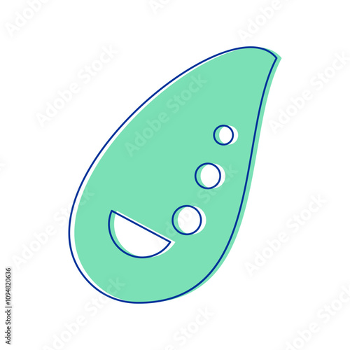 Simple sewing curve ruler vector illustration, dressmaking curve ruler illustration in hand drawn style