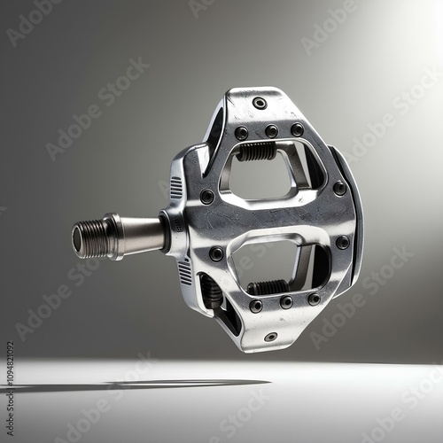 Steel made Cycle pedal, high durable, strong material, front view.