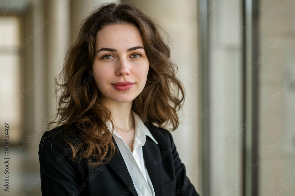 Generative AI Portrait of a Professional Man Woman Embracing a Lawyer's Poised and Confident Look Generative AI Portrait of a Professional Man Woman Embracing a Lawyer's Poised and Confident Look