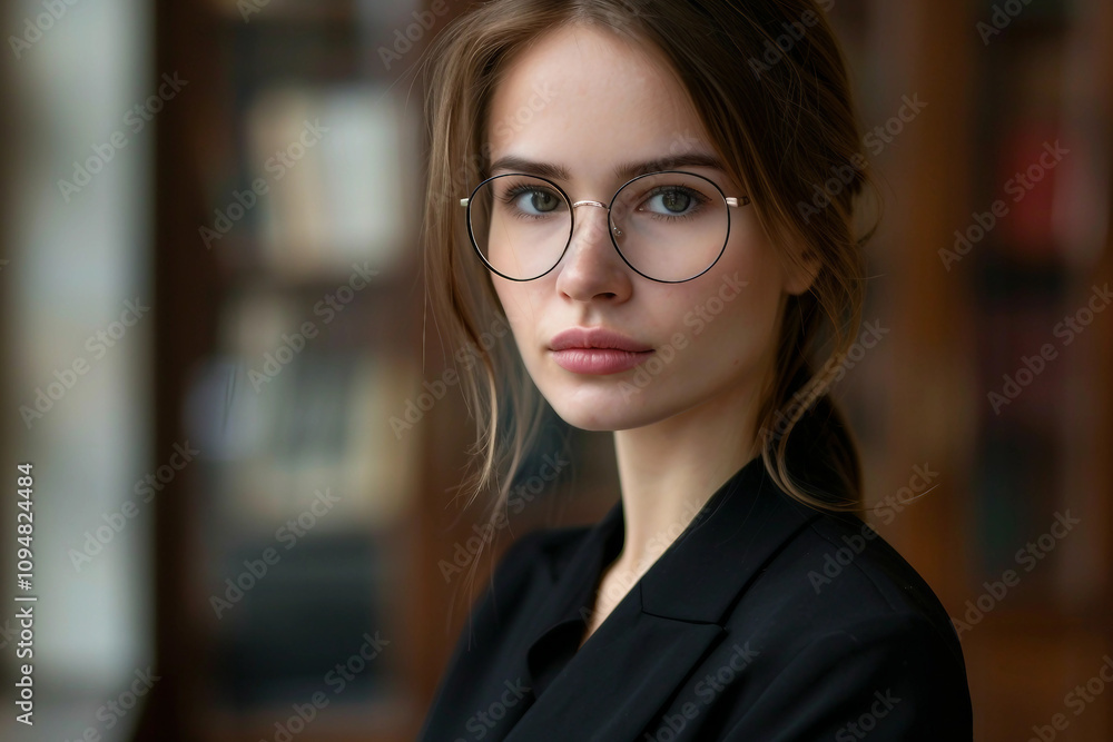Generative AI Portrait of a Professional Man Woman Embracing a Lawyer's Poised and Confident Look Generative AI Portrait of a Professional Man Woman Embracing a Lawyer's Poised and Confident Look