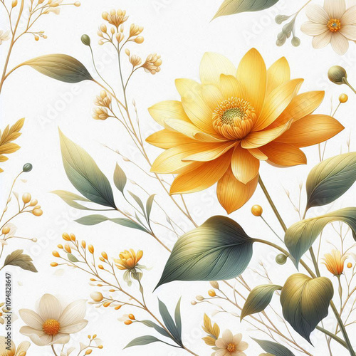 seamless floral background