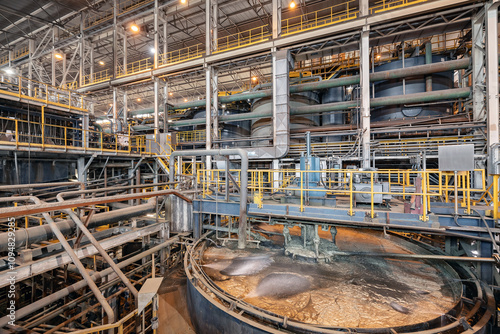 Tableau sur toile Flotation and processing for copper ore