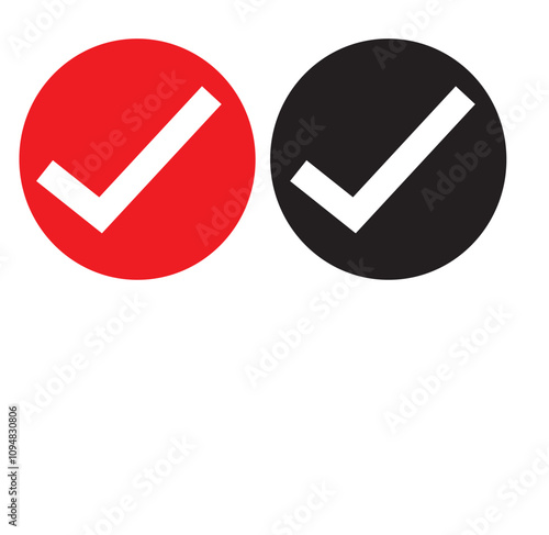 badge check icon, Verified badge profile vector.