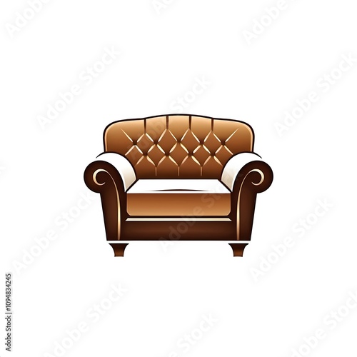 Furniture logo , isolated on white background