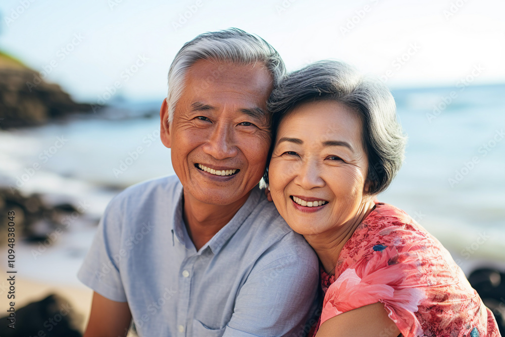 Fototapeta premium Valentine day celebration conceptual illustration made with generative AI, affectionate couple in love
