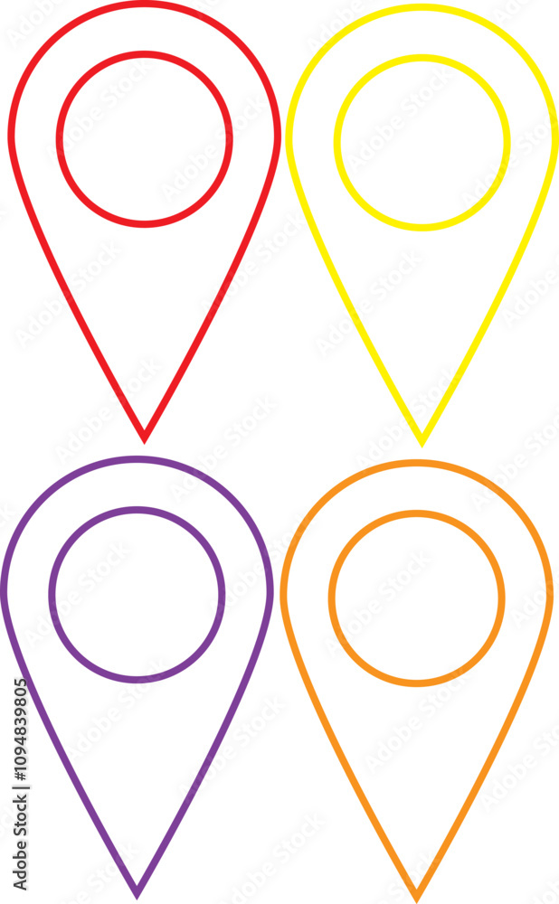 Location icon. Maps pin. Location pin. Pin icon vector. Location map icon Location icon. Maps pin. Location pin. Pin icon vector. Location map icon