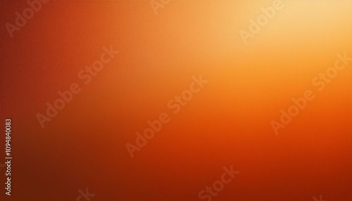 Abstract background, Burnt orange gradient background with light leak and grainy texture.