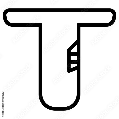 Board Kickboard Swimming Line Icon