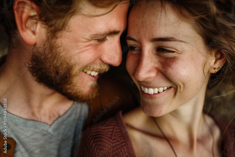 Generative AI Image of a Romantic Couple Sharing a Joyful and Intimate Moment Together Generative AI Image of a Romantic Couple Sharing a Joyful and Intimate Moment Together