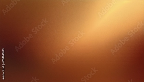 Abstract background, Antique bronze gradient background with light leak and grainy texture.