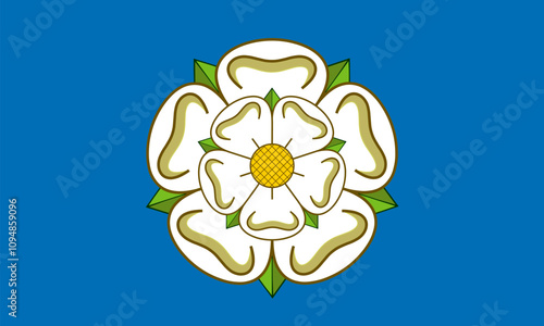 Flag of Yorkshire county, England