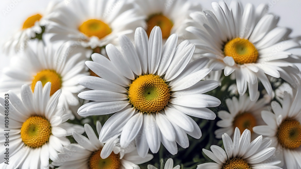 Fototapeta premium white daisy flowers