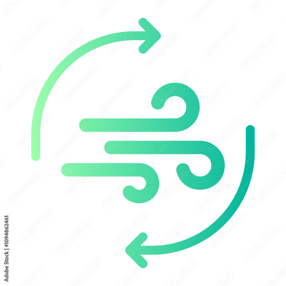 wind gradient icon wind gradient icon