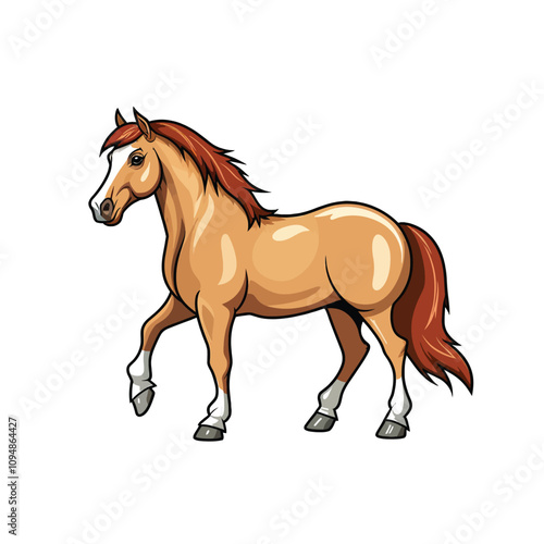 Stylish Horse Vector Illustration