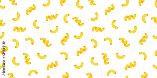 Macaroni Pasta Pattern background. Seamless Pattern Macaroni background. pasta pattern background. 