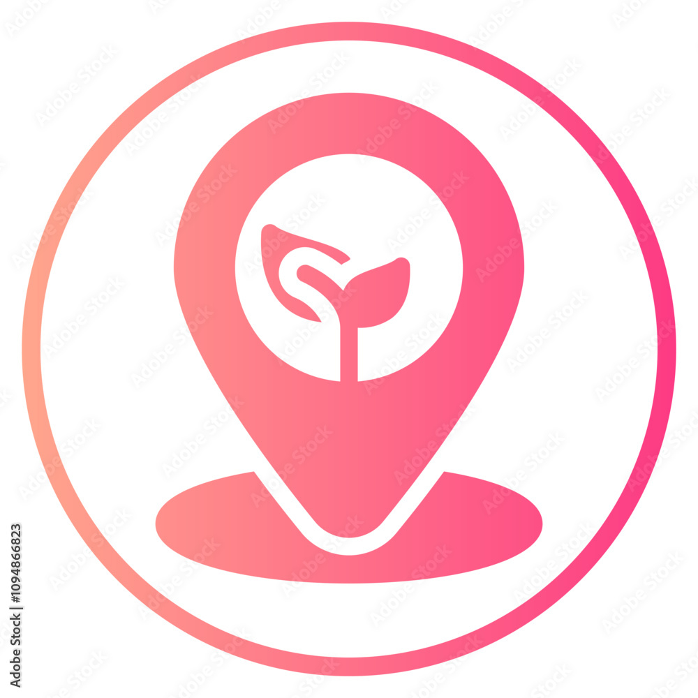 location gradient icon location gradient icon