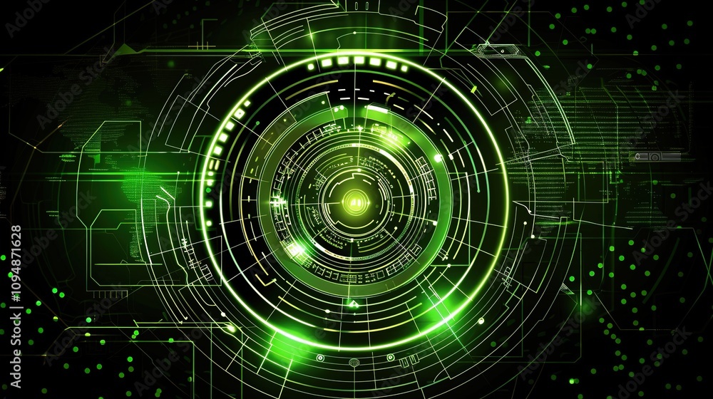 Obraz premium Digital Background Technology Process - A Captivating Display of Technological Wonders. The Intricate Steps and Digital Elements Involved in the Background Technology Process, Creating a Mesmerizing