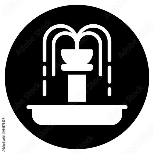 fountain glyph icon