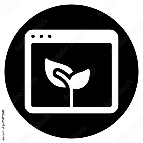 web glyph icon