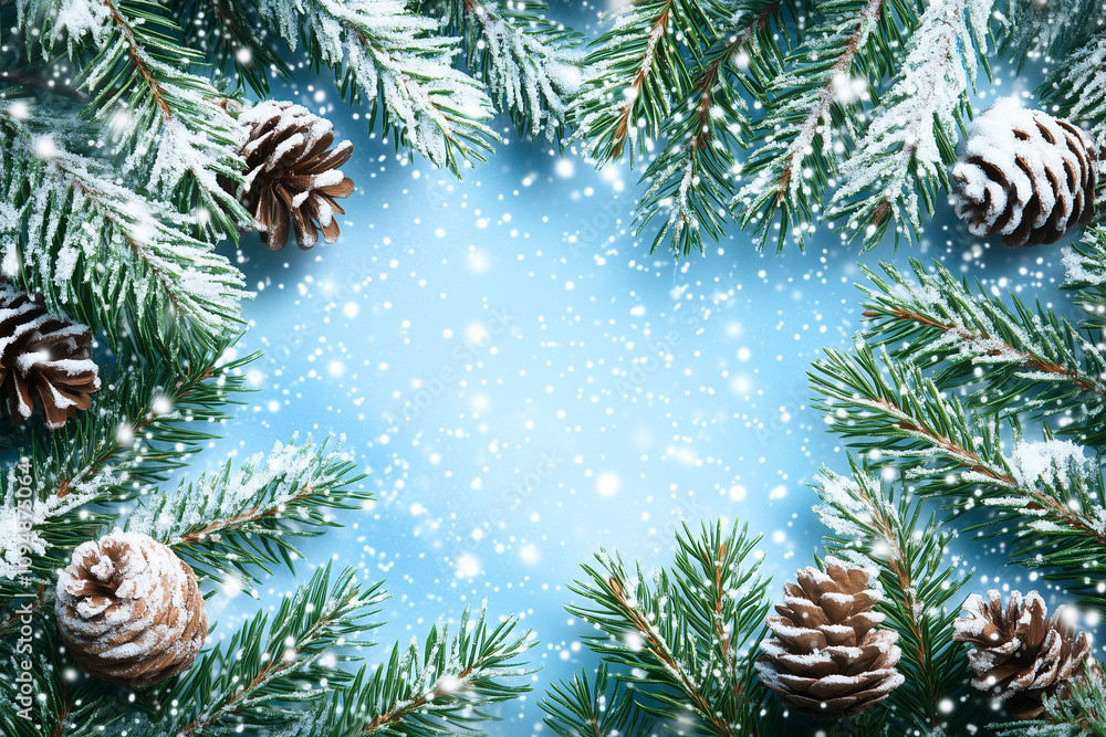 Winter Snowy Illustration Background Winter Snowy Illustration Background