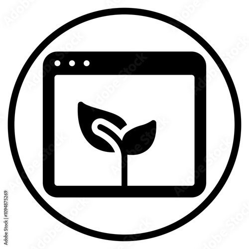 web glyph icon