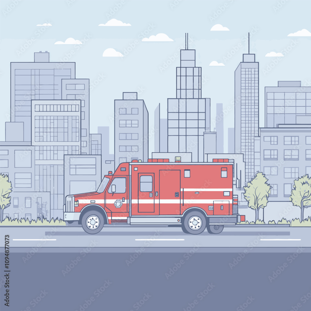 ambulance car vector mock-up. ambulance car vector mock-up.