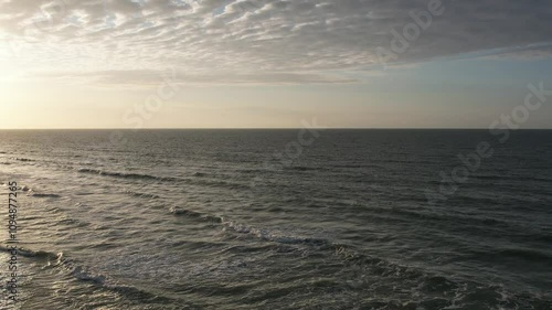 sunset over the sea