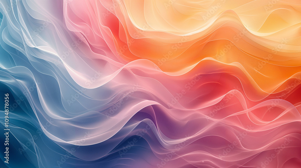Colorful abstract wavy fabric texture. Colorful abstract wavy fabric texture.