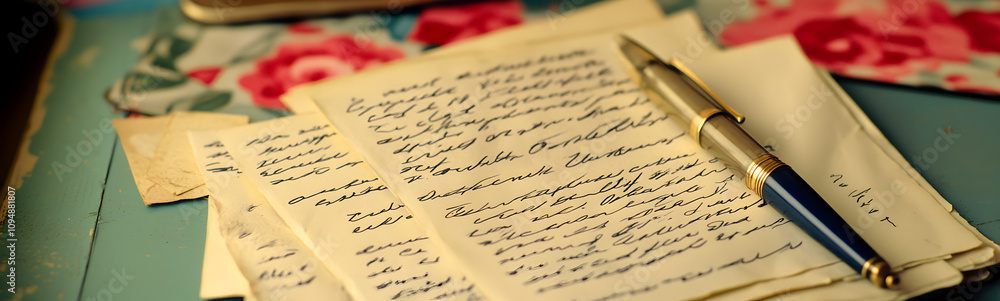 A handwritten resignation letter placed on a minimalist desk, surrounded by a simple, clean environment. The scene symbolizes a moment of change, decision-making, and transition in a professional life A handwritten resignation letter placed on a minimalist desk, surrounded by a simple, clean environment. The scene symbolizes a moment of change, decision-making, and transition in a professional life