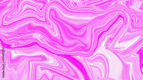 Abstract baby pink and white liquid wallpaper. Texture imitating blood and milk or painting with running details. 3D rendering background for graphic design, banner, illustration and poster