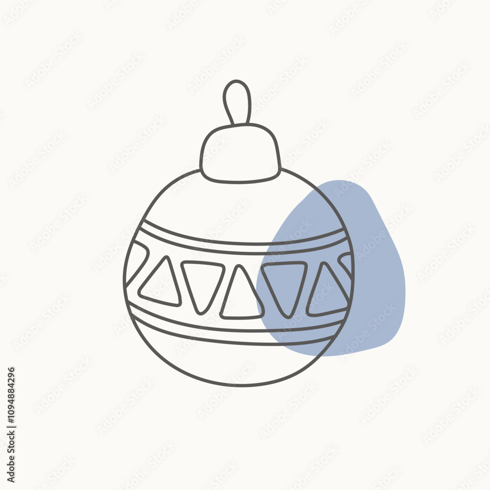 Hand drawn Christmas tree decoration. Doodle vector illustration for winter greeting cards, posters, stickers and seasonal design. Hand drawn Christmas tree decoration. Doodle vector illustration for winter greeting cards, posters, stickers and seasonal design.