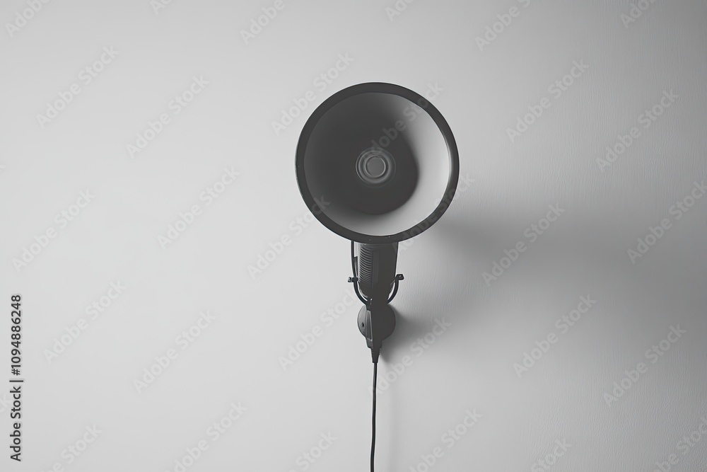 Megaphone on white background Megaphone on white background